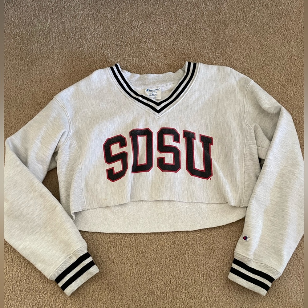 Champion SDSU cropped sweater